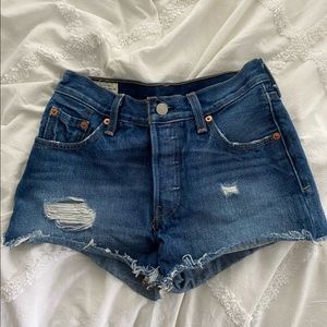 Levi’s 501 Dark Wash Shorts